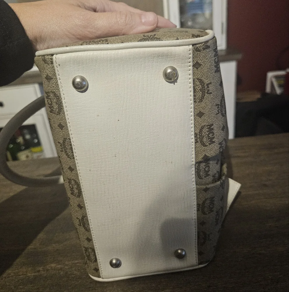MCM Munchen Mini Bowler Bag - Picture 8 of 16
